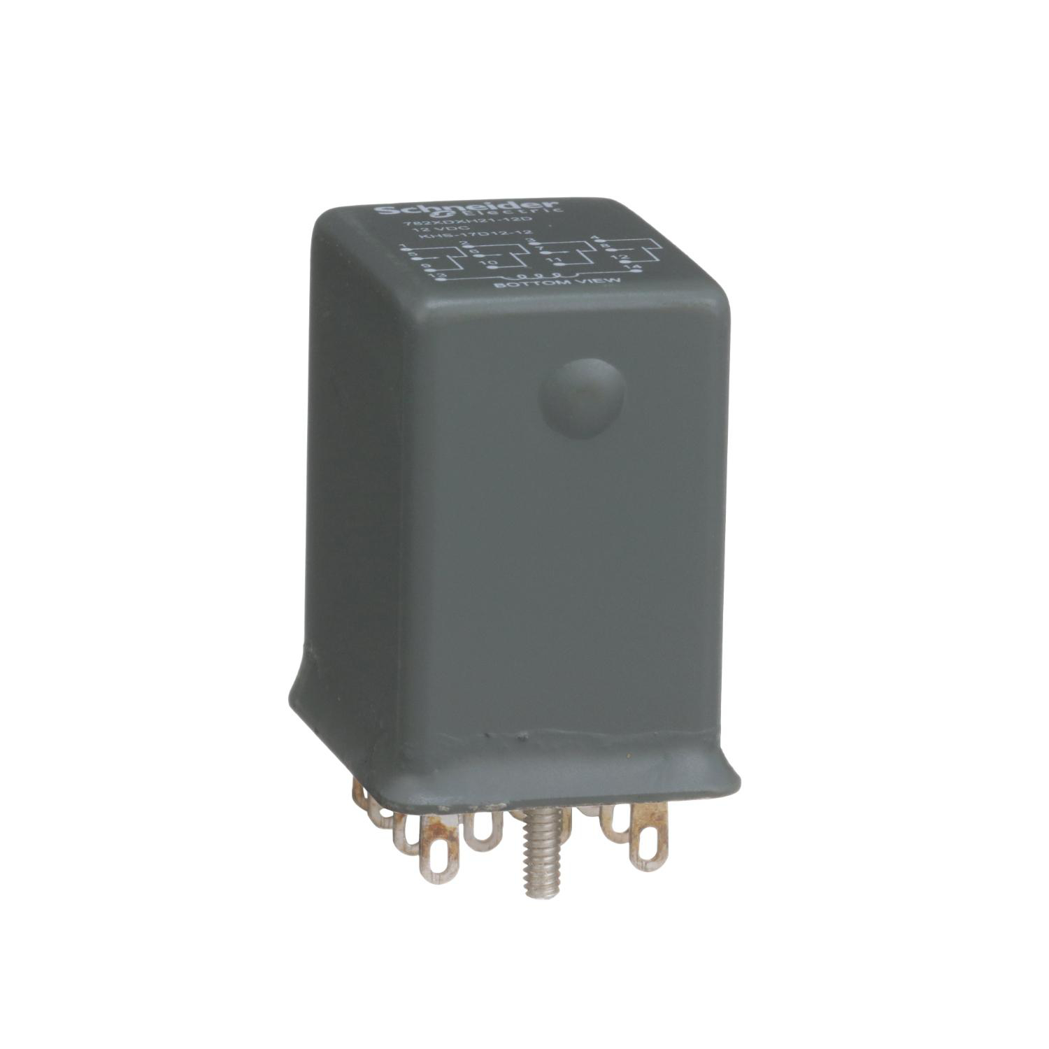 Product image for HERMETICALLY SEALED PLUG-IN RELAYS, SE RELAYS, 5A, 4 CO, 24VDC