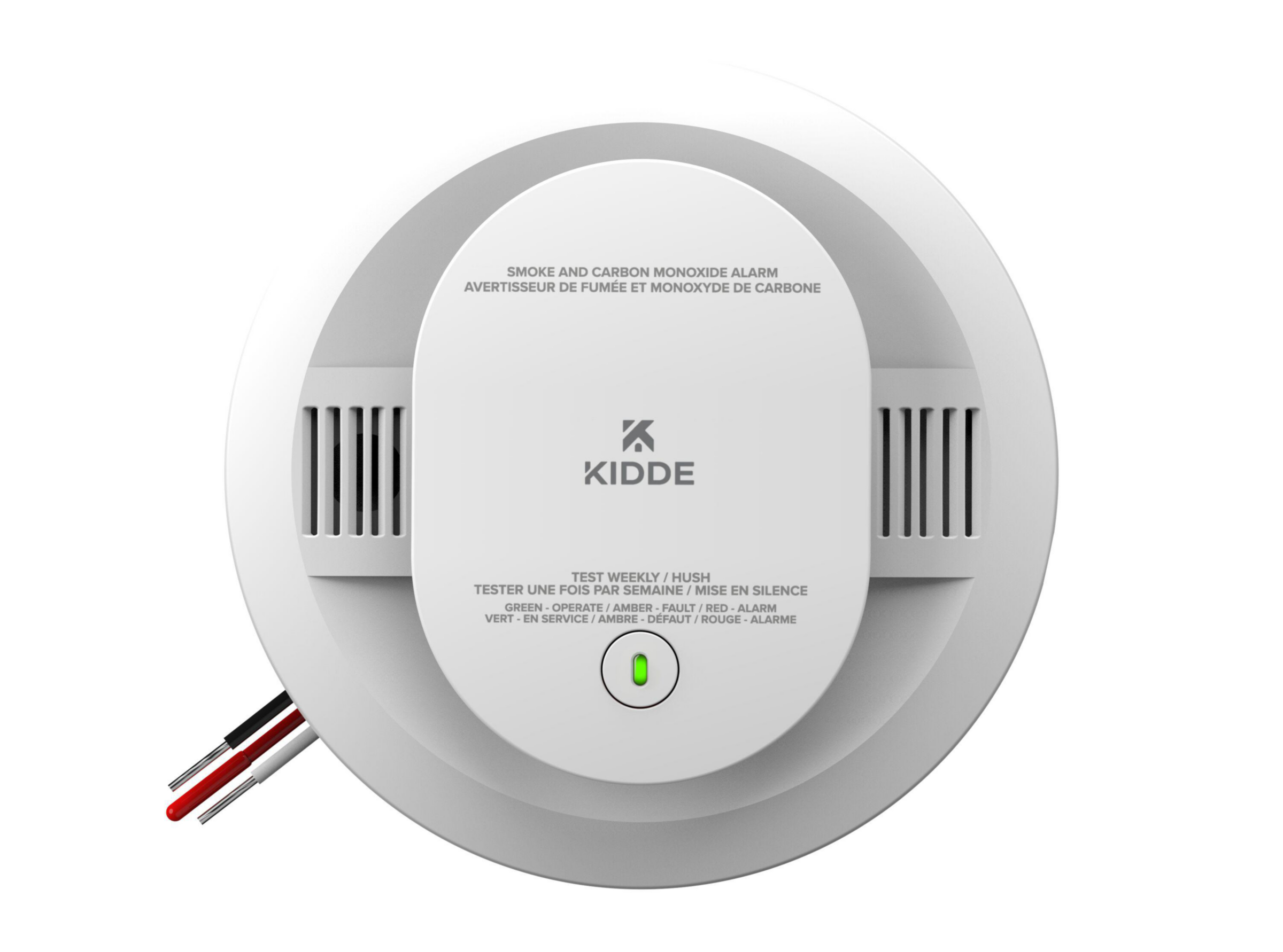 KIDDE 21032773 ALARM SMOKE CO 120V SMOKE AND CARBON MONOXIDE COMBO TALKING AA BATTERY BACKUP SELF TEST PHOTOELECTRIC