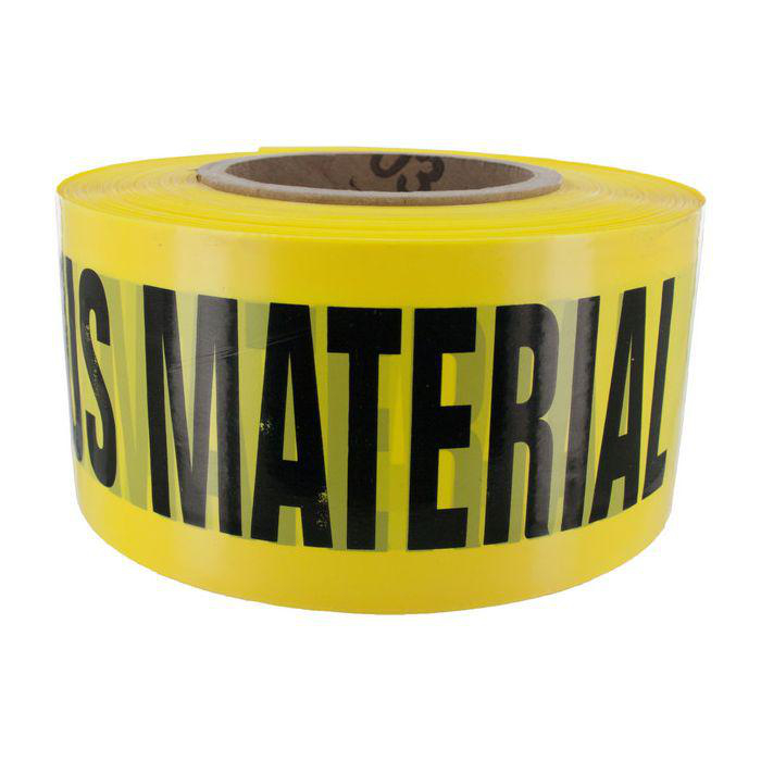 Product image for CAUTION HAZARDOUS YEL 1000' RL