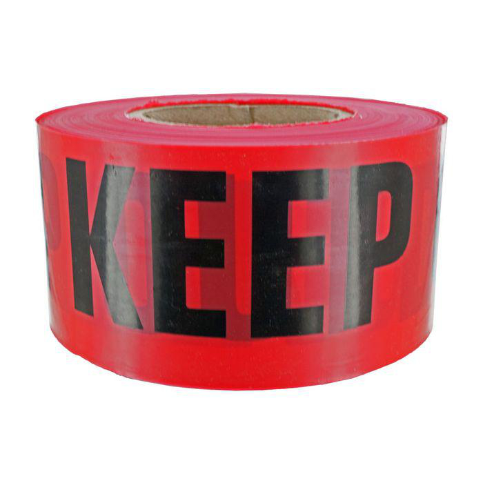 Product image for DANGER KEEP OUT RED 1000" ROLL