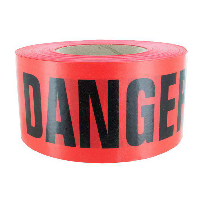 Product image for DANGER DANGER RED 1000FT ROLL