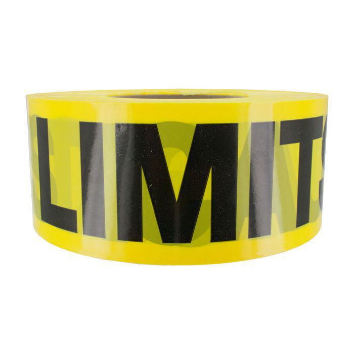Product image for CAUTION OFF LIMITS YEL 1000FT ROLL