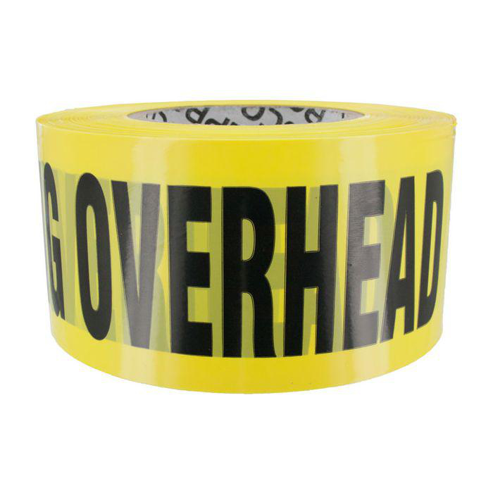 Product image for CAUTION MEN WORKING OV.. YEL 1000FT ROLL