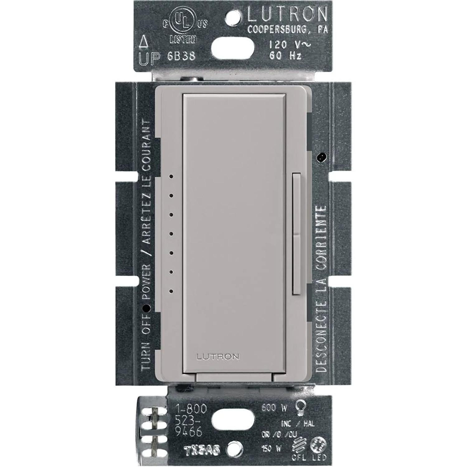 Product image for Dimmer Maestro CFL/LED multi-location 150W gray