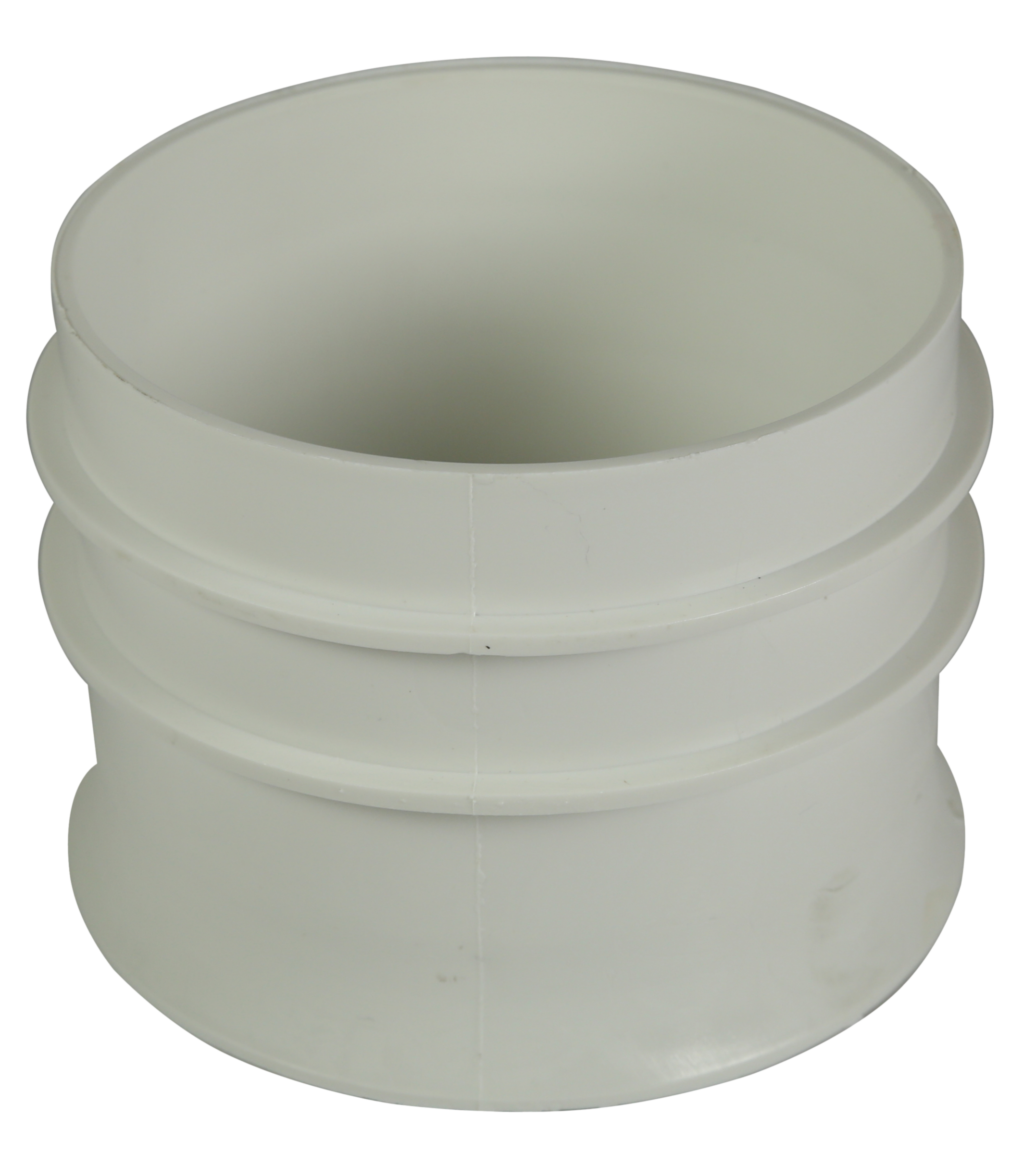 Adaptateur PVC Diamètre 100 Mm - Pour Raccorder Descente Rectangulaire Aluminium 60x80 Mm à Tuyau Cylindrique - 5