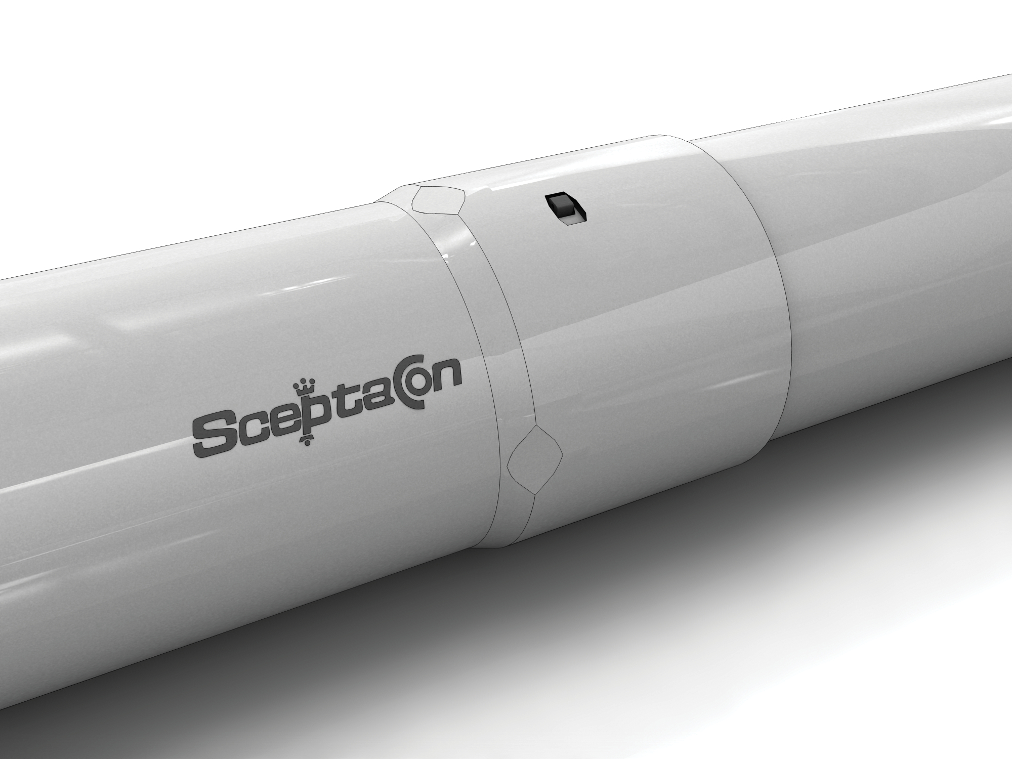 Product image for PVC 106421 CONDUIT SCEPTACON 2" X 20' LONG TRENCHLESS RACEWAY