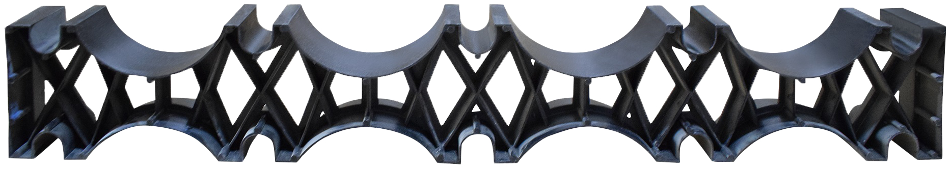 Product image for Duct spacer intermedate 4-way 4x1-1/2in Monobloc