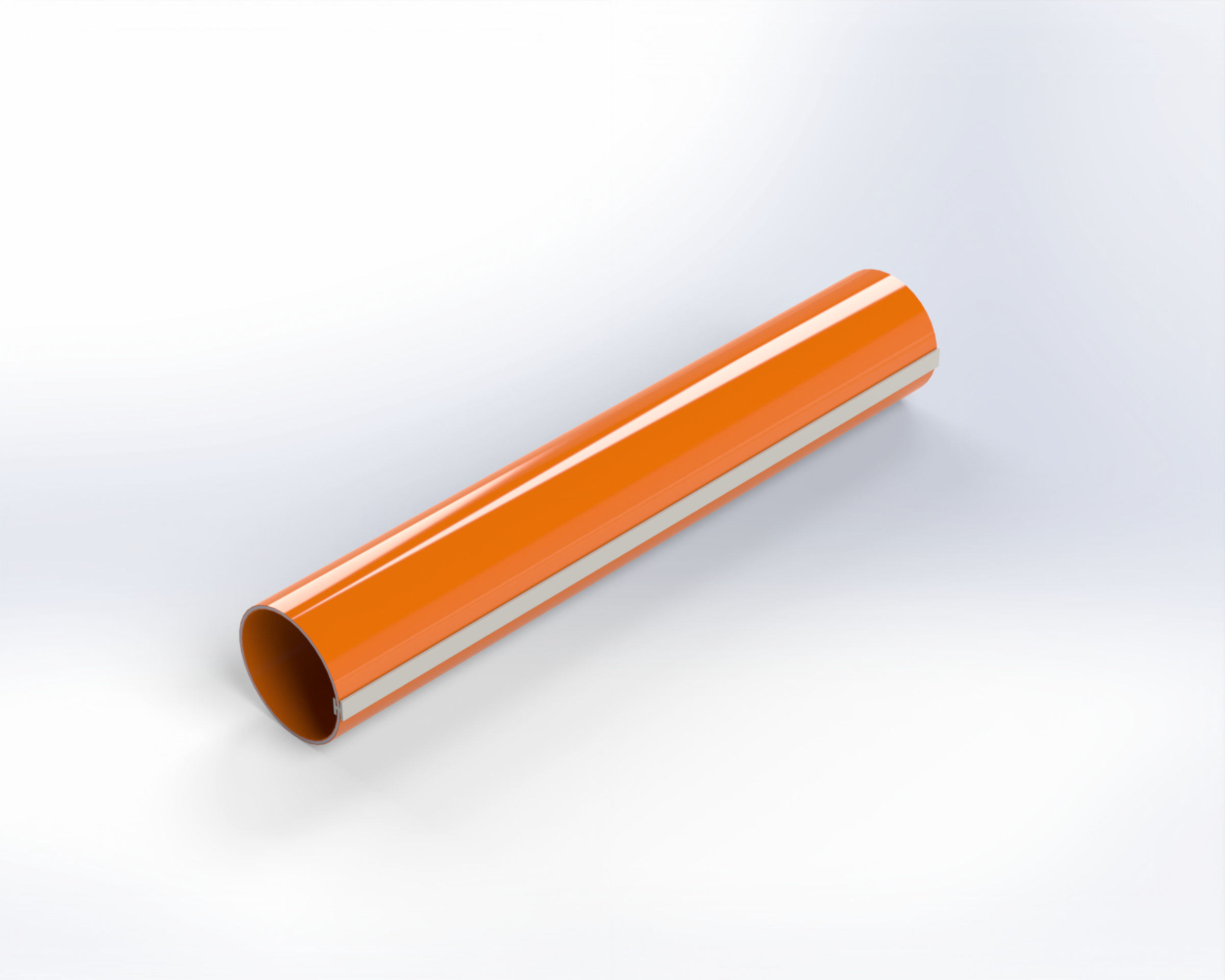 Product image for 90MMx3M TYPE II SPLIT DUCT W/ H CHANNEL BELL
