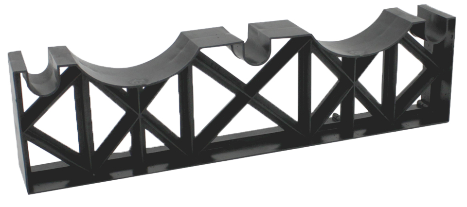 Product image for PVC 029466 MONOBLOCK DBII 4X3X3X3 DUCT PE 2WAY SPACER 29466