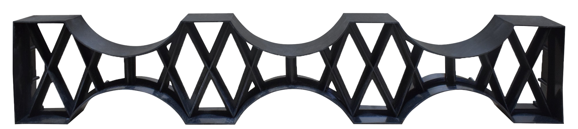 Product image for Duct spacer intermedate 3-way 5x1-1/2in Monobloc