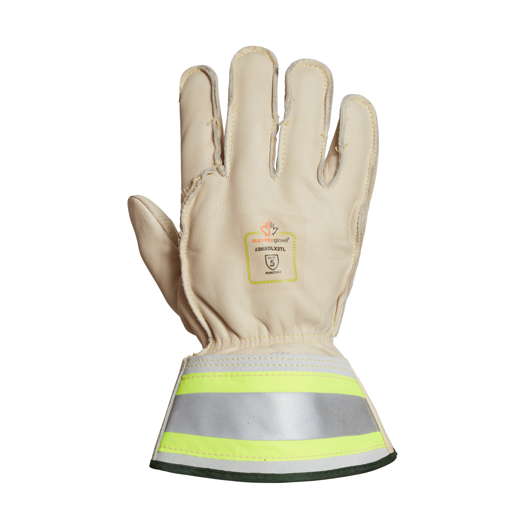 Product image for Glove deluxe winter lineman 2" cuff lined MED