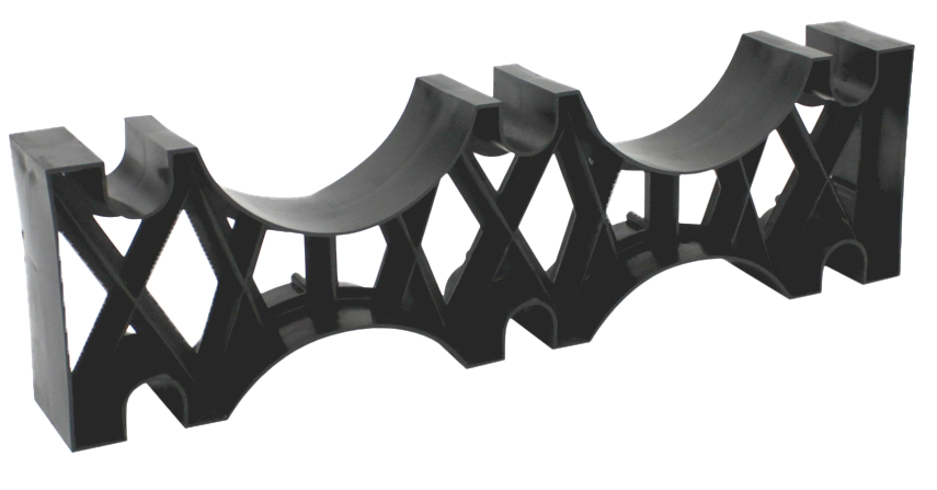 Product image for Duct spacer intermedate 2-way 4x1-1/2in Monobloc