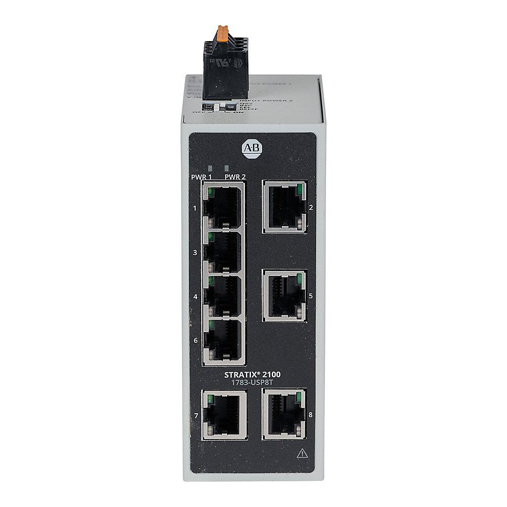 Product image for ABRA 1783-USP8T STRATIX 2100 UNMANAGED ETHERNET SWITCH