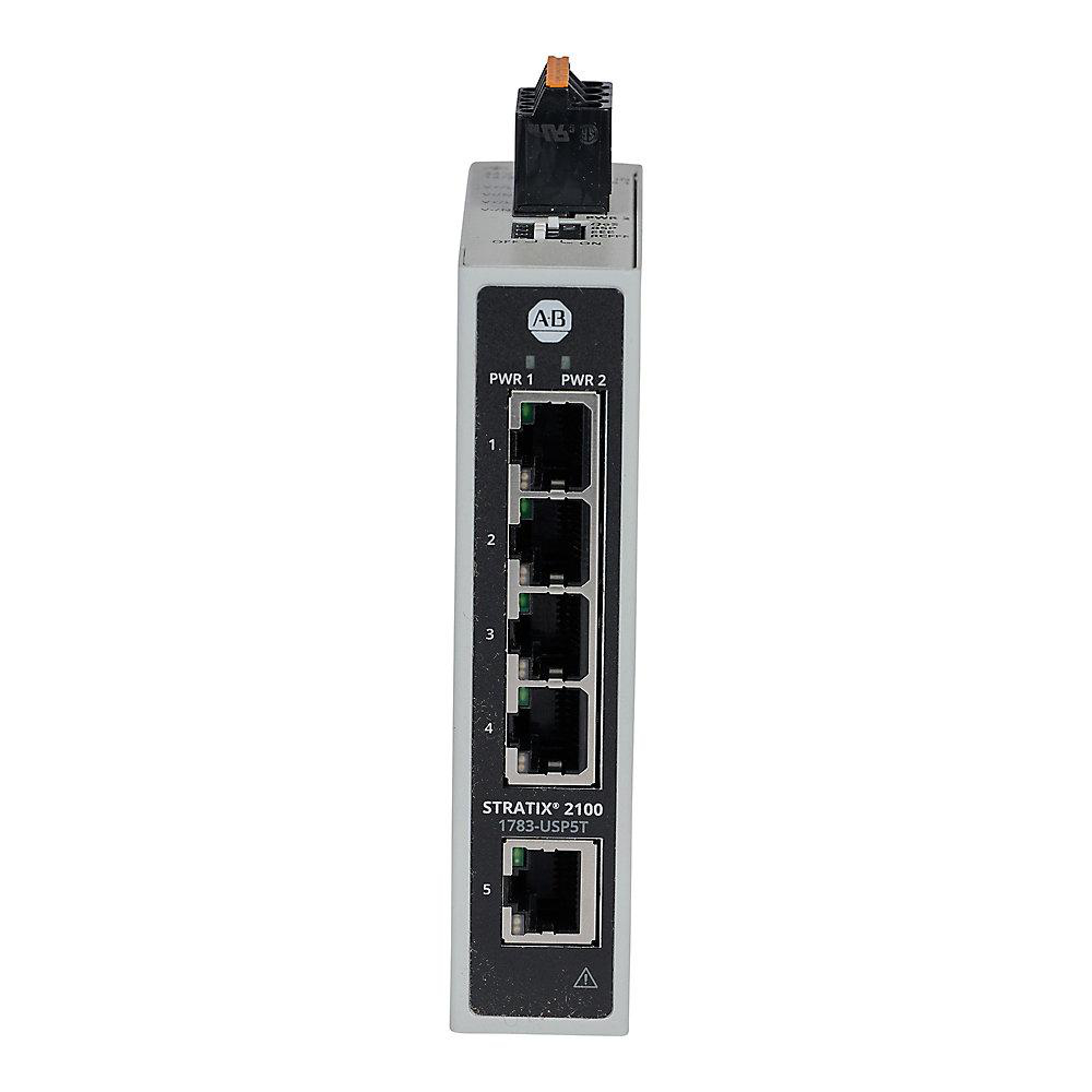 Product image for ABRA 1783-USP5T STRATIX 2100 UNMANAGED ETHERNET SWITCH
