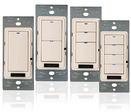 WATT_STOPPER LMSW-102-W SWITCH 2BUTTON DIGITAL WITH INFRARED WHITE
