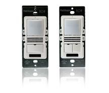 Product image for Wall switch occupancy sensor digital dual technology 1-button white