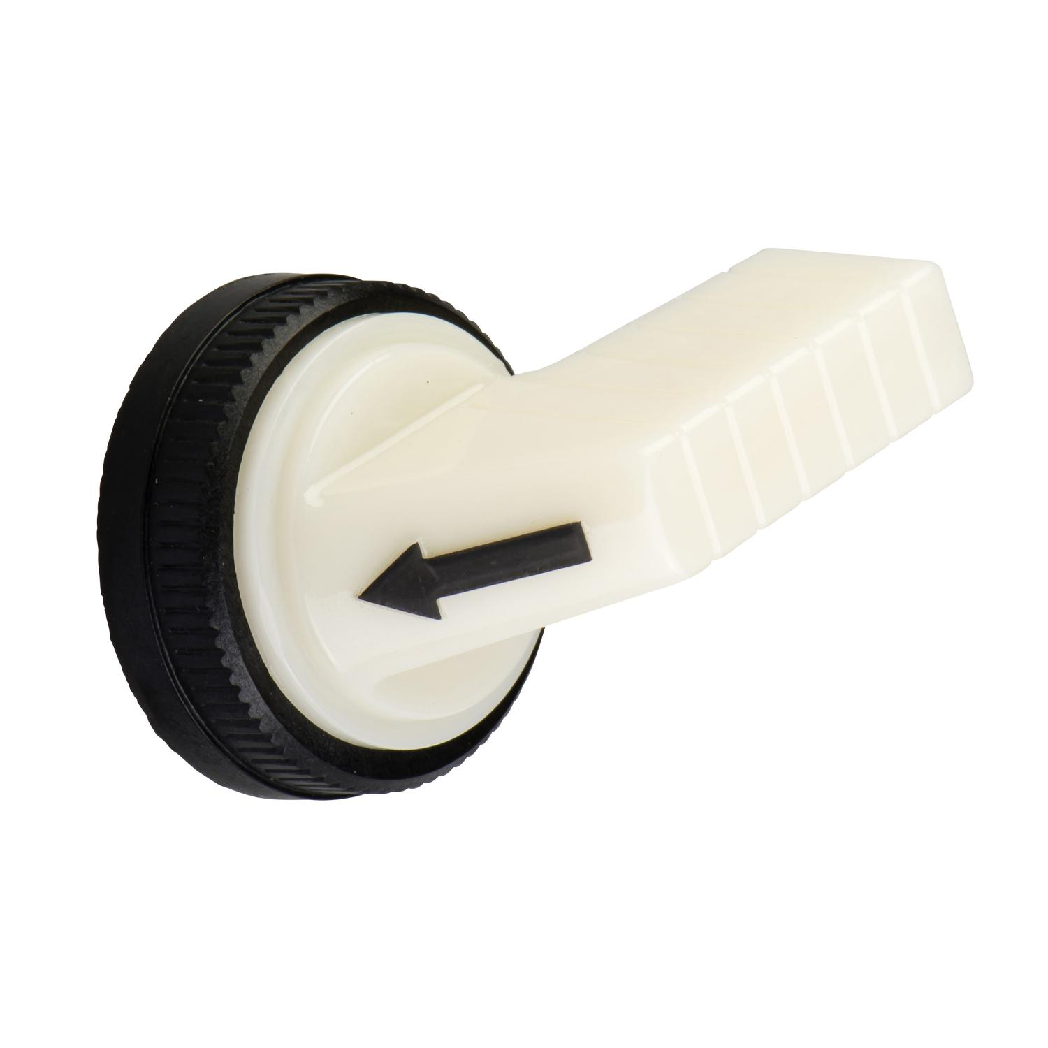 Product image for HARMONY 9001K, HARMONY 9001SK, HANDLE, LONG HANDLE, WHITE, 30 MM, FOR SELECTOR SWITCH