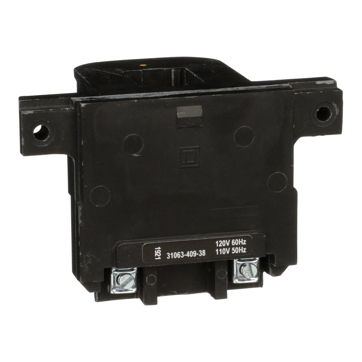 Product image for NEMA MOTOR STARTER, TYPE S, REPLACEMENT COIL, 110/120VAC 50/60HZ, 2 OR 3 POLE, NEMA SIZE 2 STARTER AND 8903SP LIGHTING