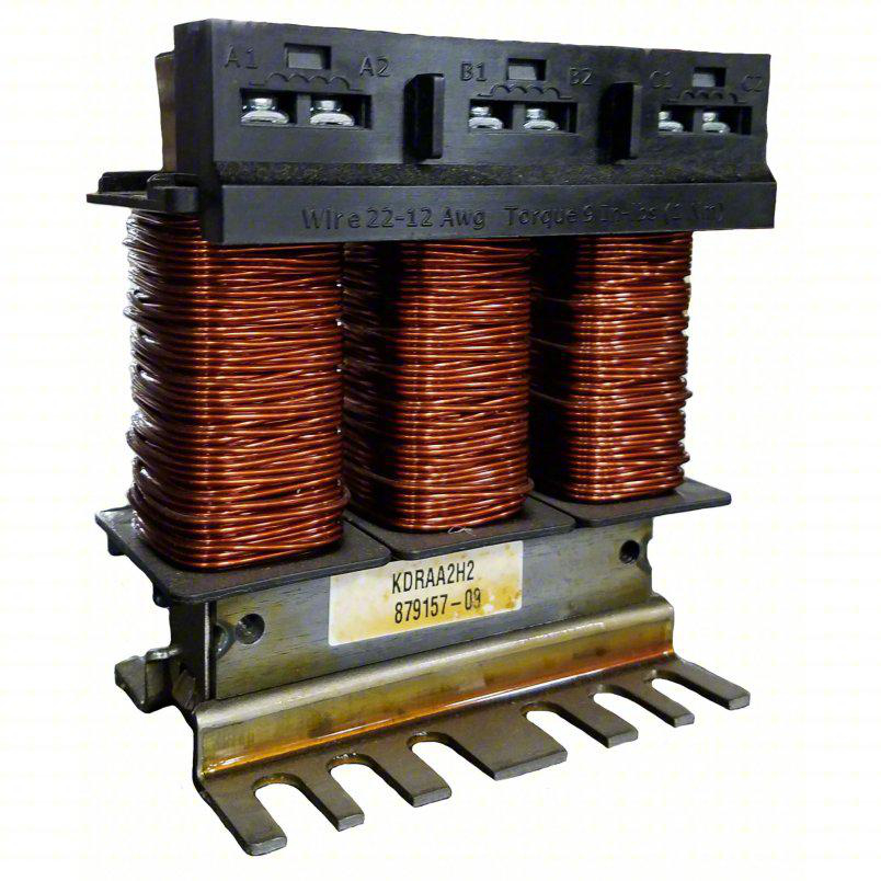 Product image for TRANSFAB KDRAA28L2 REACTOR DRIVE LINE OPTIMIZED 208V 240V LOW Z 3% 3HP 10.6MC OPEN TYPE