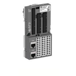Product image for ABB 1SAP214000R0001 TU508-ETH TERMIAL BUS SPRING 2X RJ45 24VDC RT-ETHERNET MODUL