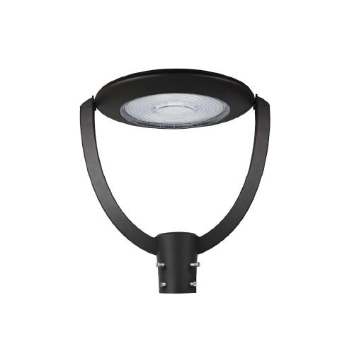 Product image for RAB XBAR1-LED75-B-VK-90DEG-BLK-DIM-PC-P CL FIXTURE LED POST TOP 120-277V 3K4K5K BLACK 0-10V DIM PHOTO RECEPT