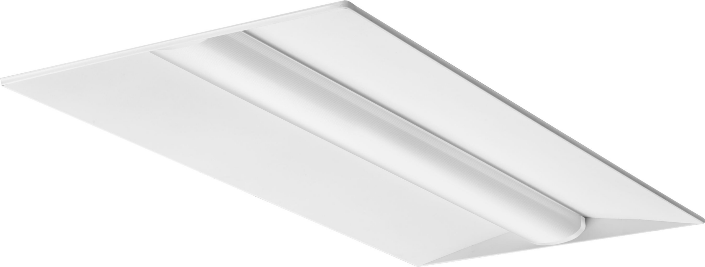 Product image for BASKET LED LENSED TROFFER 2X4, NOMINAL 4
