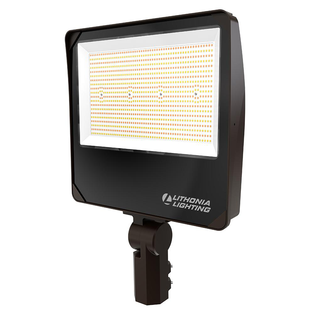 LITHONIA ESXF5 ALO SWW2 UVOLT YS DDB FIXTURE LED FLOOD 30000/40000/50000 LUMENS CCT YOKE/ SLIPFITTER BRONZE 120-347V