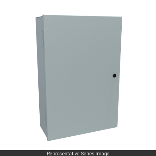 Product image for Enclosure wall mount ms grey 24x24x7in NEMA1