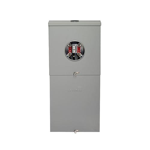 LEVITON LS820-BRC METER BASE 200A OUTDOOR 8 SPACES NEMA 3R