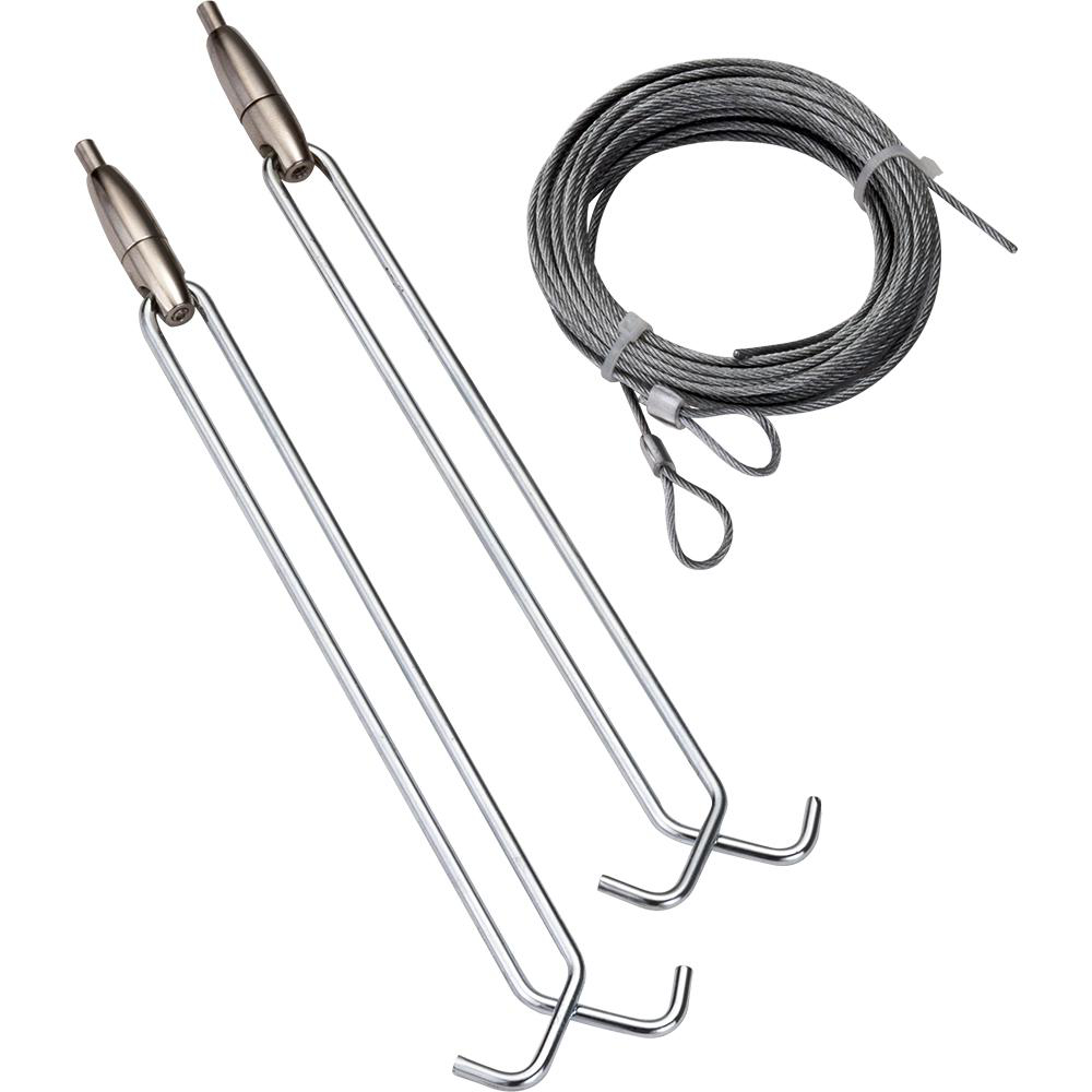 Product image for AIRCRAFT CABLE WITH Y HANGER, 120IN