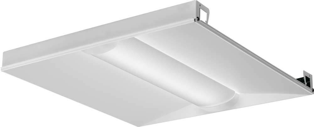 Product image for BASKET LED LENSED TROFFER 2X2, NOMINAL 3