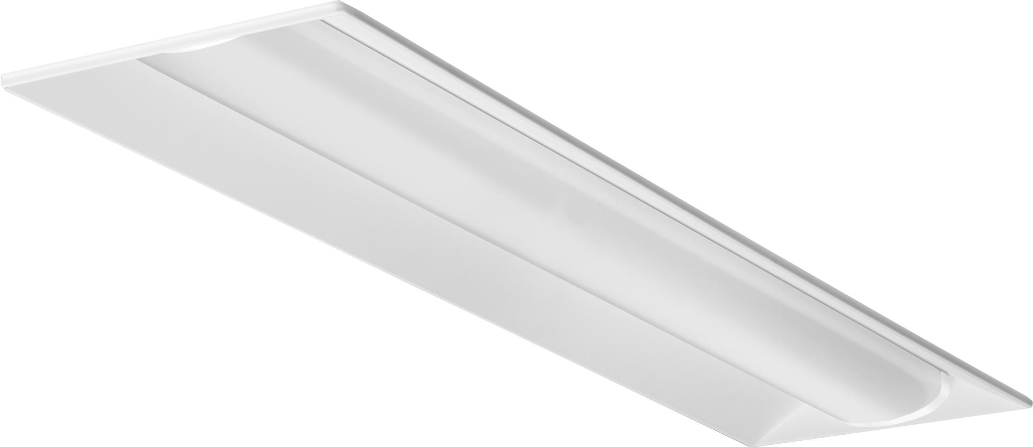 Product image for BASKET LED LENSED TROFFER 1X4, NOMINAL 4