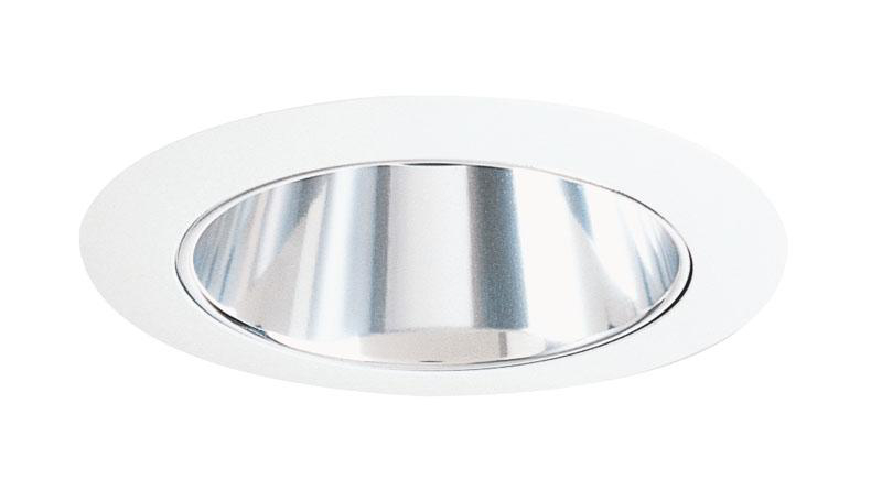 Product image for Trim ring PAR20 cone alzak reflector 4in white