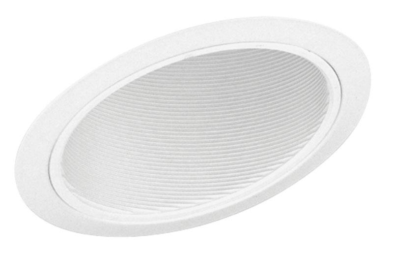 Product image for Trim ring PAR38 slope white baffle 6in white