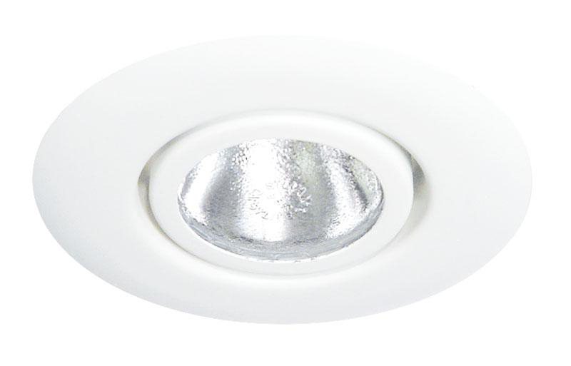 Product image for Trim ring PAR20 adjustable flush gimbal 4in wh