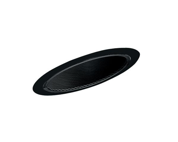 Product image for 6IN DOWNLIGHT BAFFLE TRIM, BLACK CONE, B