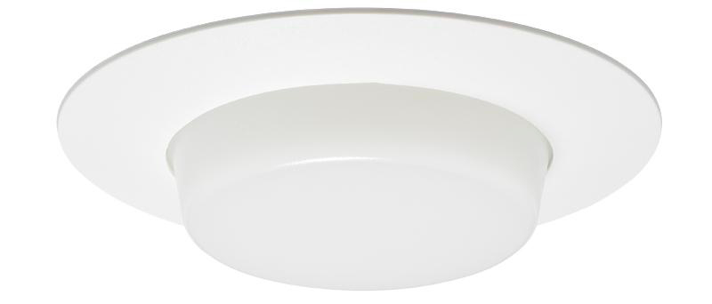 Product image for Trim opal lensed 8in reflector white