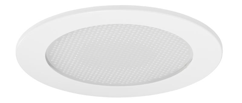Product image for Reflector with opal shower lens 5in white