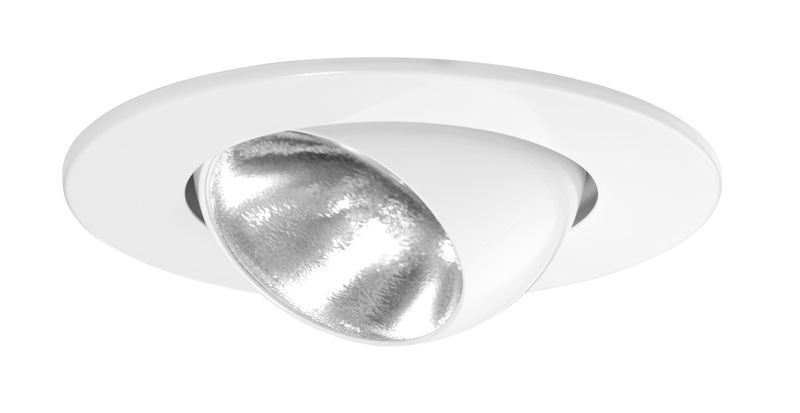 Product image for Trim ring eyeball 4in white