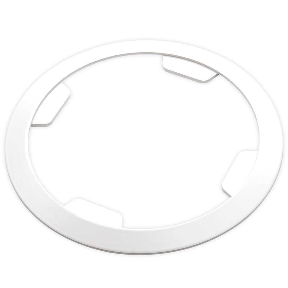 Product image for 4IN WAFER ROUND GOOF RING, MATTE WHITE