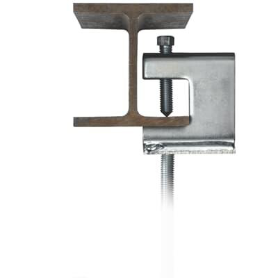 Product image for Clamp beam GoldGalv steel 400lb 3/8"