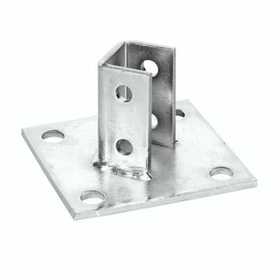 Product image for Fitting wing galvanized 9.15x3.87in Superstrut