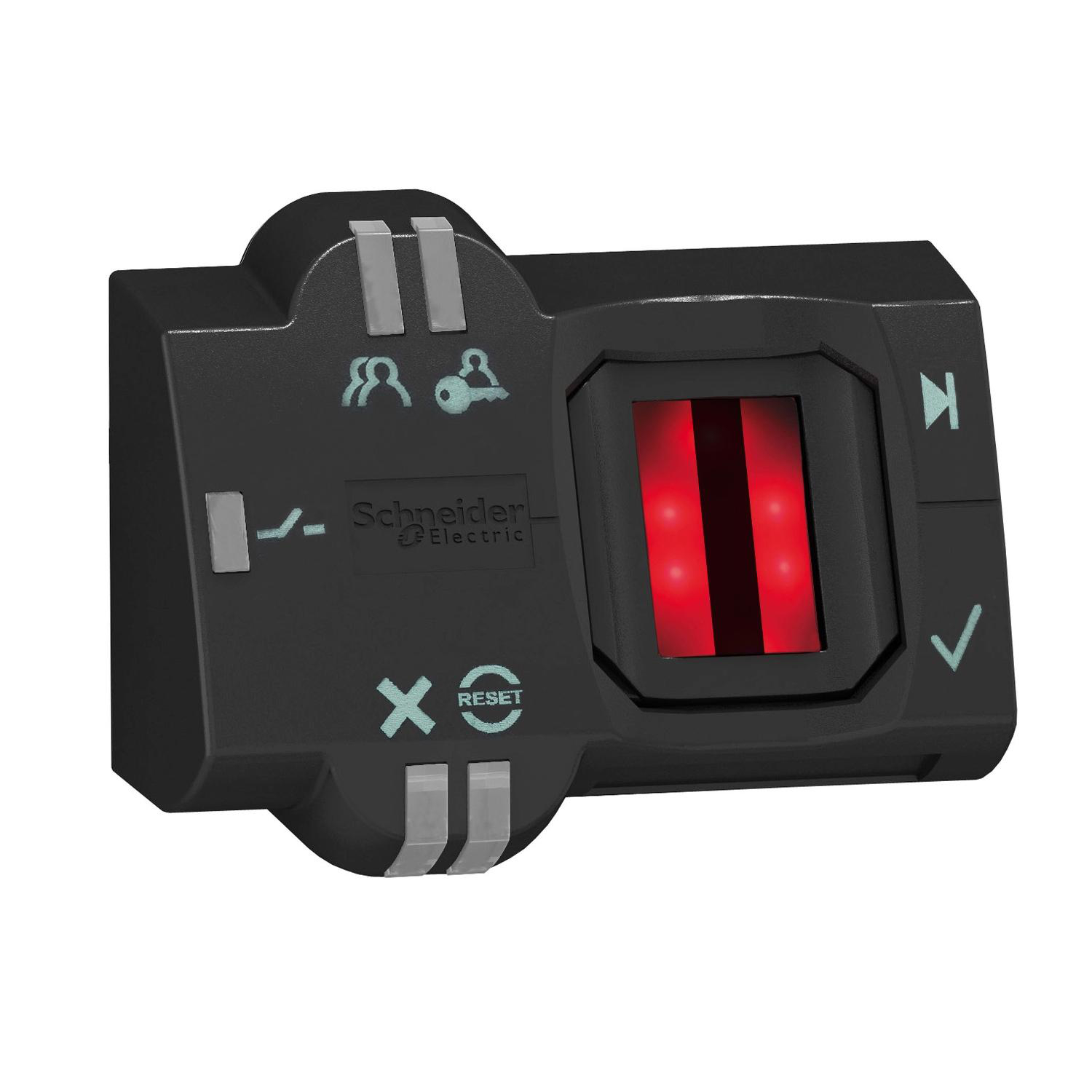 Product image for BIOMETRIC SWITCH BISTABLE, HARMONY XB5S, PLASTIC, 22MM, CONNECTION BY M12 CONNECTOR, 24V AC DC