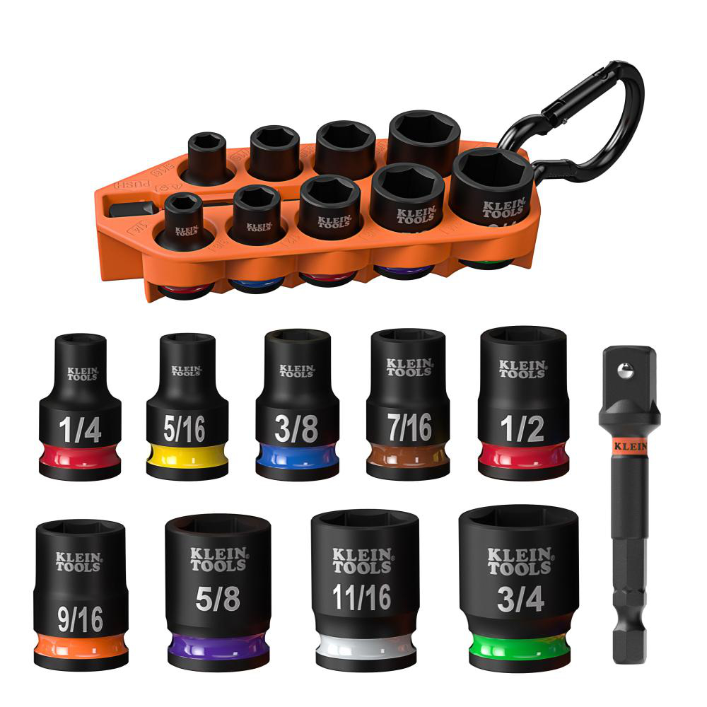 Product image for GRAB-&-GO IMPACT SOCKETS, SAE, 10PC