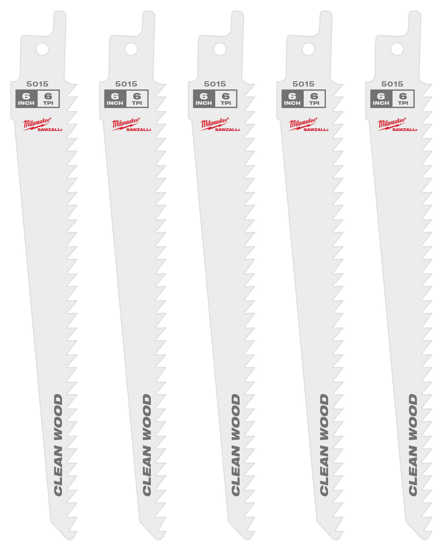 Product image for Blade SAWZALL fleam ground 6TPI 6in