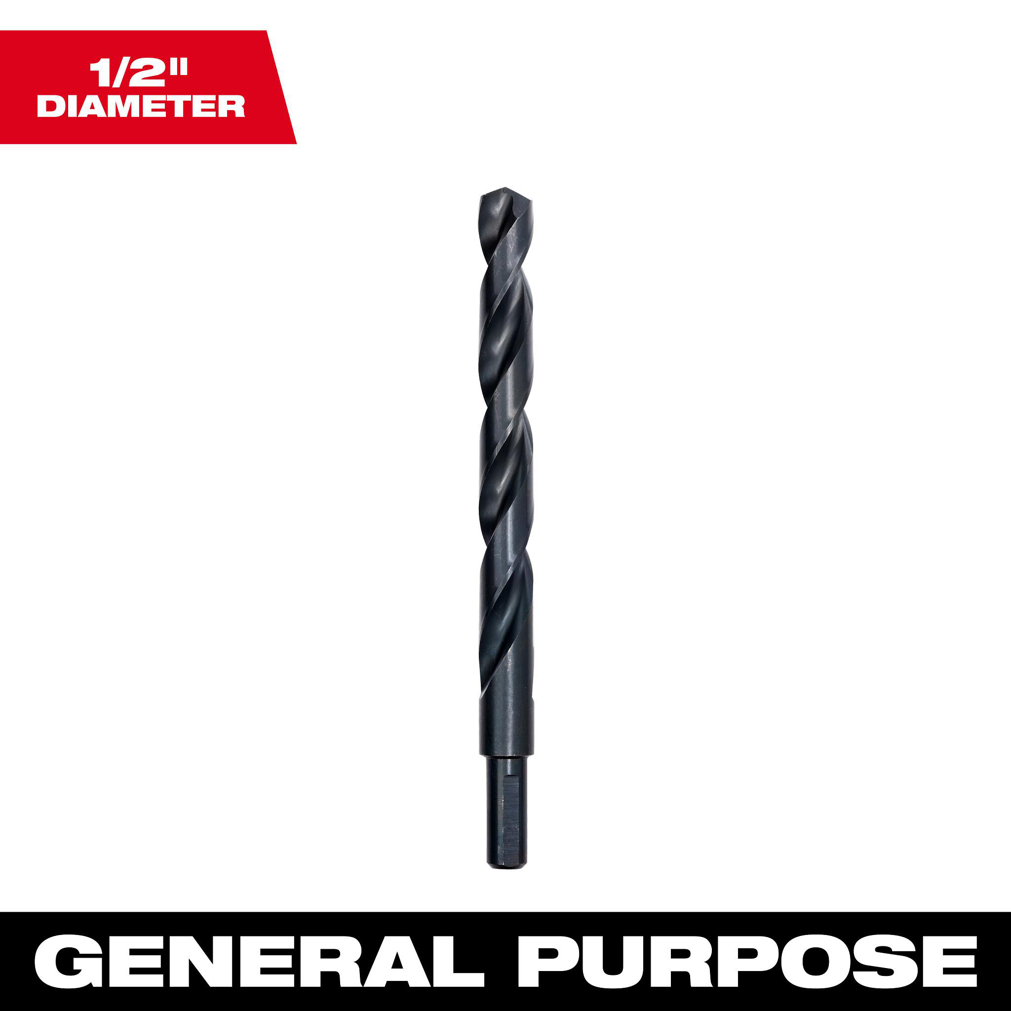 Product image for Drill bit THUNDERBOLT black oxide 1/2x6in