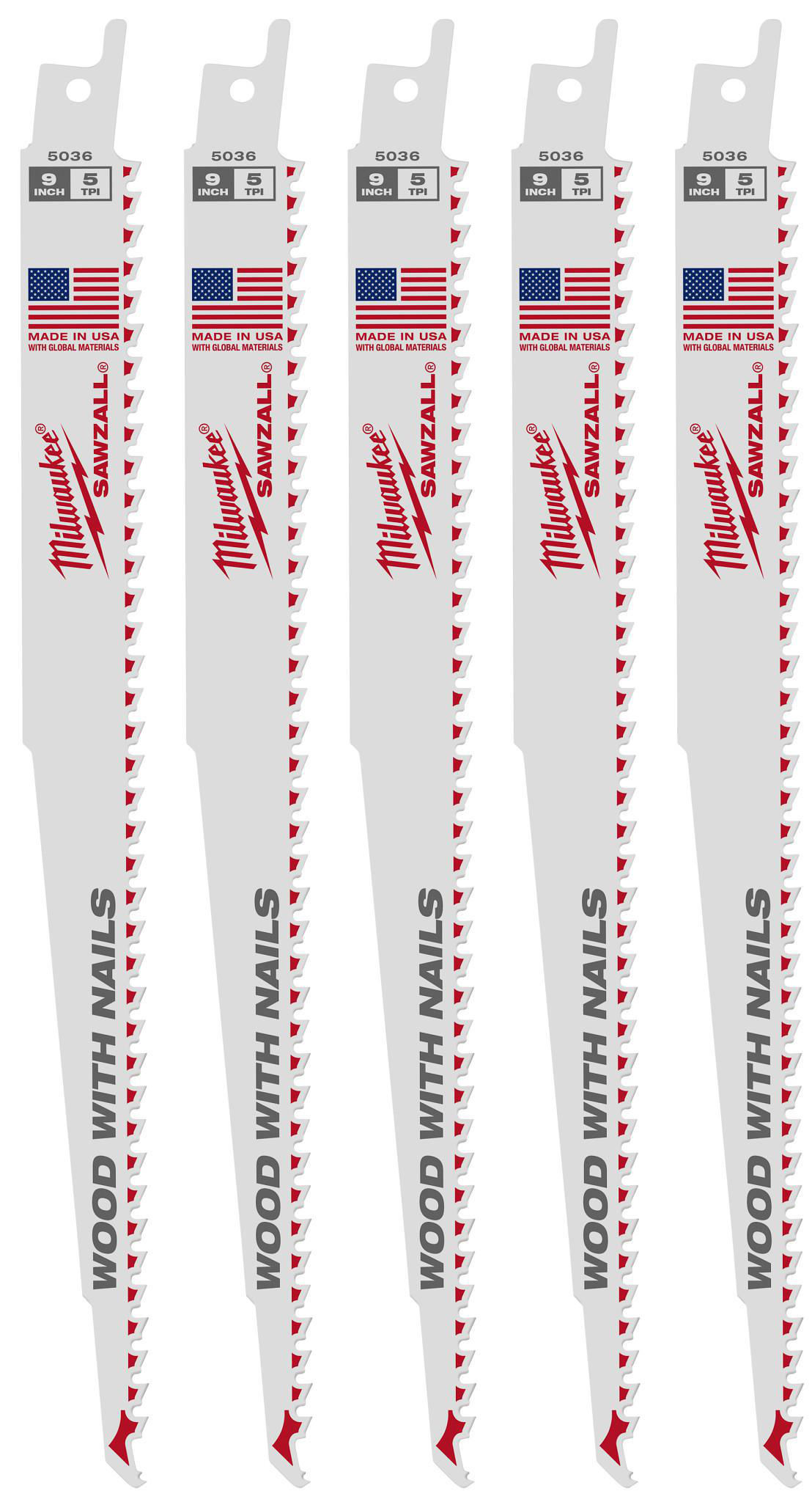Product image for Blade SAWZALL reciprocating 6TPI 9in