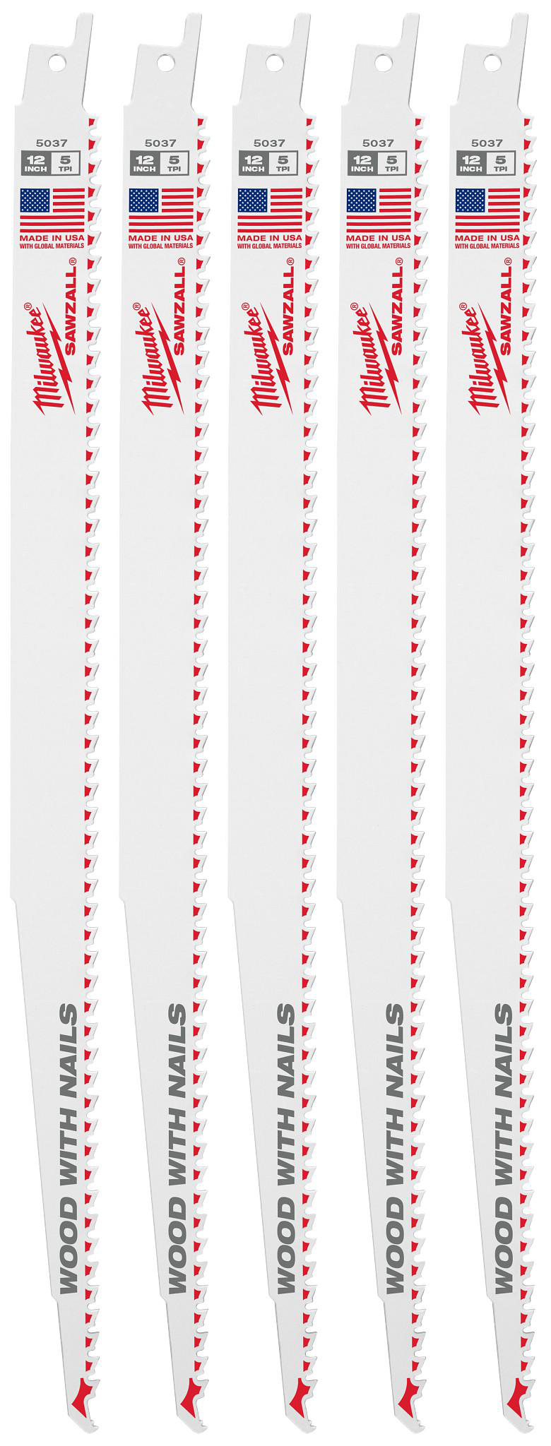 Product image for Blade SAWZALL reciprocating 6TPI 12in