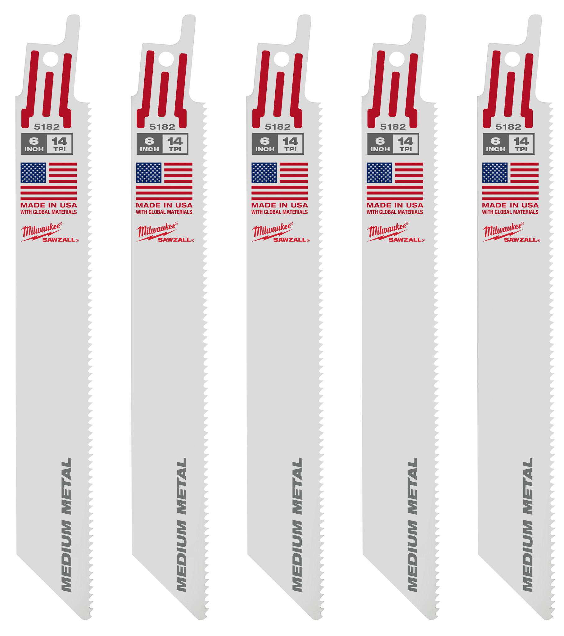 Product image for Blade reciprocating thin kerf 14TPI 6in