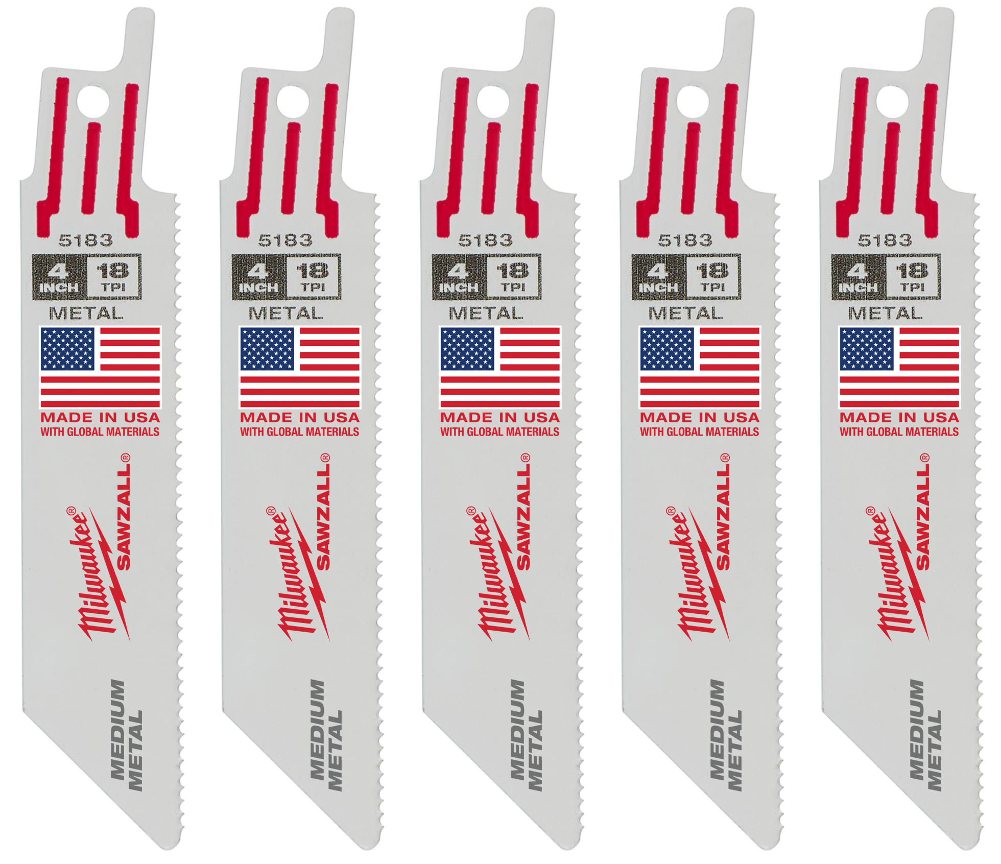 Product image for Blade reciprocating thin kerf 18TPI 4in